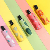 Roztomilý ovocný dievčenský dáždnik, automatický skladací priehľadný dáždnik, dážď, slnečný dáždnik, UV ochrana, slnečník, 8K, vetruodolný, paraguas