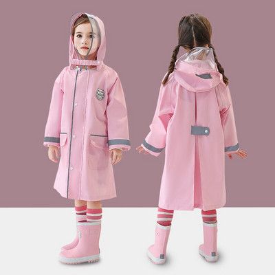Detský veľmi hrubý pršiplášť Vonkajší nepremokavý pršiplášť Detský vetruodolný pončo Chlapci Dievčatá Stredoškolské oblečenie pre študentov pršiplášťov