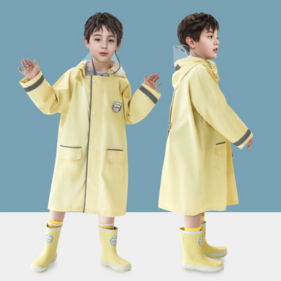 Detský veľmi hrubý pršiplášť Vonkajší nepremokavý pršiplášť Detský vetruodolný pončo Chlapci Dievčatá Stredoškolské oblečenie pre študentov pršiplášťov