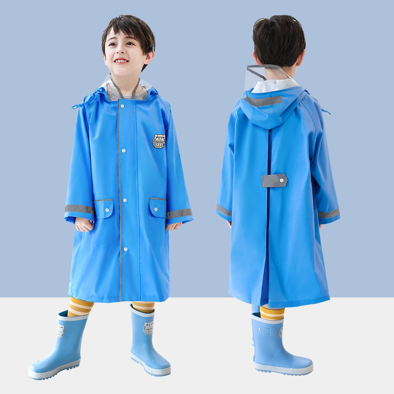 Detský veľmi hrubý pršiplášť Vonkajší nepremokavý pršiplášť Detský vetruodolný pončo Chlapci Dievčatá Stredoškolské oblečenie pre študentov pršiplášťov