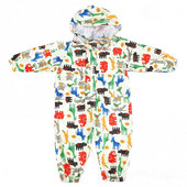 Salopetă pentru copii, imprimată cu desene animate, salopetă impenetrabilă, de ploaie, cu glugă, salopetă de ploaie, pantaloni de ploaie impermeabili pentru bebeluși