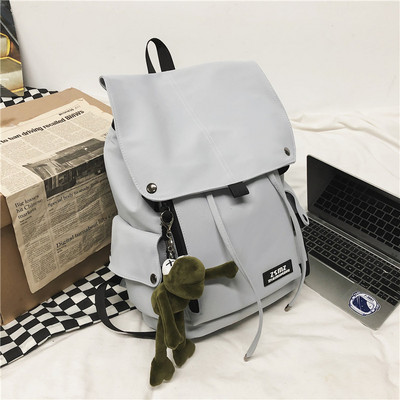 Rucsac pentru bărbați cu șireturi și logo potrivit pentru viața de zi cu zi