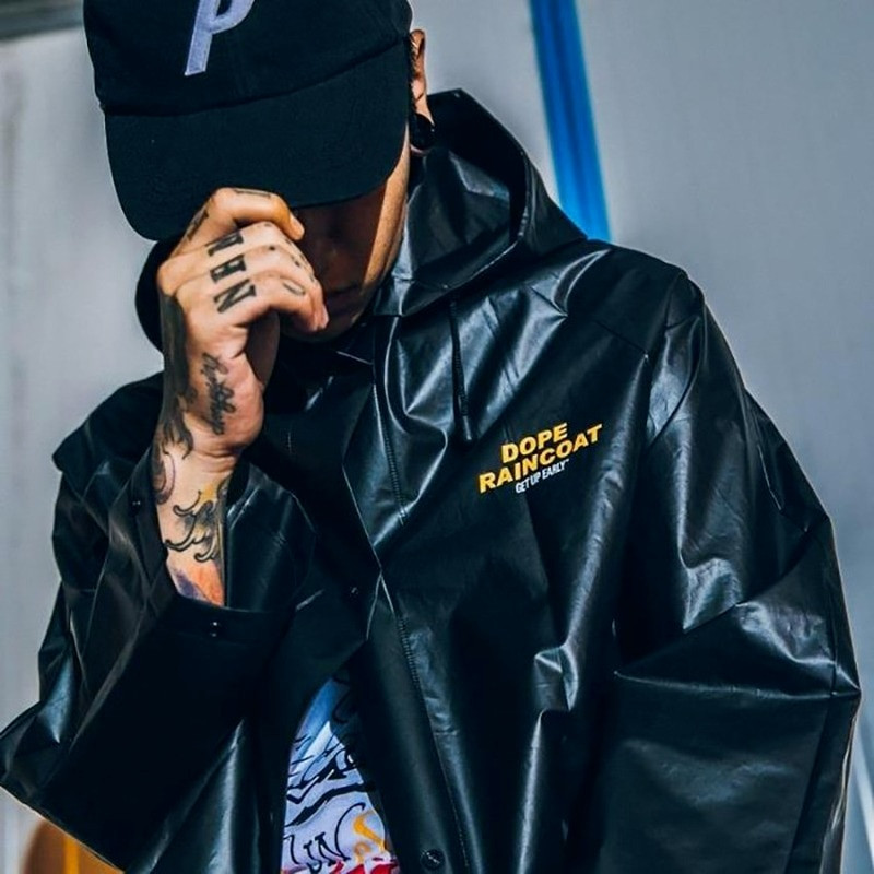 Pelernă de ploaie în stil de stradă pentru cupluri pentru adulți, bărbați și femei, îmbrăcăminte de ploaie universală, transparentă, impermeabilă, cu glugă, haină de ploaie