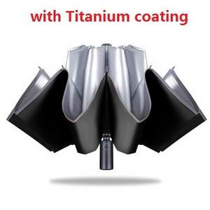 Vetruodolný reverzný dáždnik pre mužov 10 K Auto Business dáždnik do auta pre ženy skladací slnečný dáždnik s anti-UV ochranou, automatický slnečný dáždnik pre mužov, paraguay