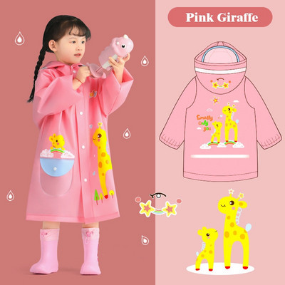 2021 Doprava zadarmo Detský pršiplášť s jednorožcom, chlapci a dievčatá, nepremokavý overal s kapucňou, kreslený film s dinosaurom, detské pršiplášte a nohavice