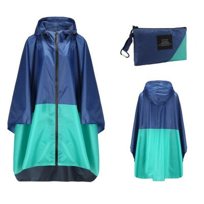 Manta de ploaie XXL mare, respirabilă, pentru femei, haină ușoară de ploaie, poncho pentru femei, impermeabilă, pentru bărbați, pentru adulți, haină rezistentă la vânt