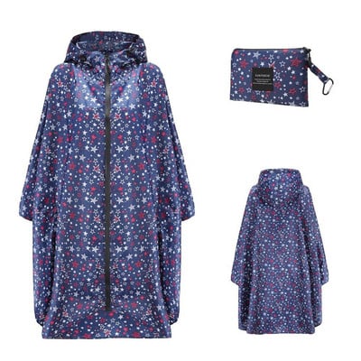 Manta de ploaie XXL mare, respirabilă, pentru femei, haină ușoară de ploaie, poncho pentru femei, impermeabilă, pentru bărbați, pentru adulți, haină rezistentă la vânt