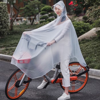 Прозрачен велосипеден мотоциклетен дъждобран Ветроустойчив Chubasquero Moto Rain Poncho Непропусклив прозрачен дъждобран Единичен двоен дъждобран