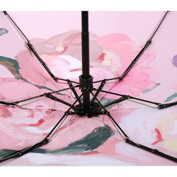 Μίνι ομπρέλα ηλίου Ομπρέλες βροχής Anti UV 6-αναδιπλούμενη ομπρέλα Φορητή ελαφριά γυναικεία ομπρέλα τσέπης για άντρες ομπρέλα για ταξίδια