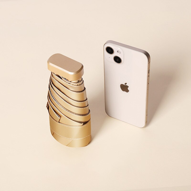 Mini saulės skėčiai nuo lietaus skėčiai nuo saulės, 6 sulankstomi skėčiai, nešiojami lengvi moteriški, vyriški, kišeniniai skėčiai nuo saulės kelionėms