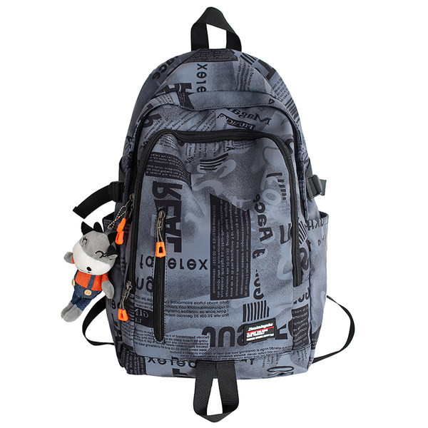 Vyriška kuprinė su užrašais