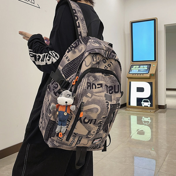 Vyriška kuprinė su užrašais