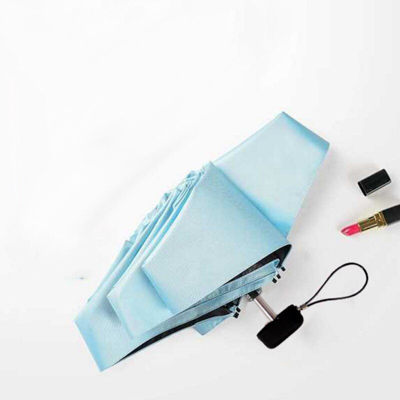 Skladací roztomilý mini dáždnik, prenosný vetruodolný dáždnik pre ženy, plážový vreckový slnečník, skladací slnečník, ľahko sa skladuje