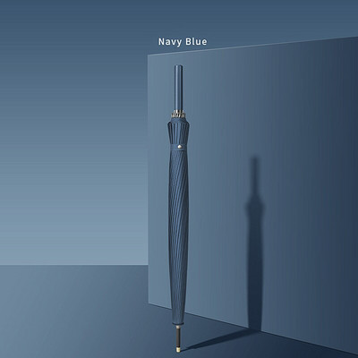 Veľký golfový dáždnik z 24K silných sklenených vlákien, vodotesný, s dlhou rukoväťou, pre mužov v biznise