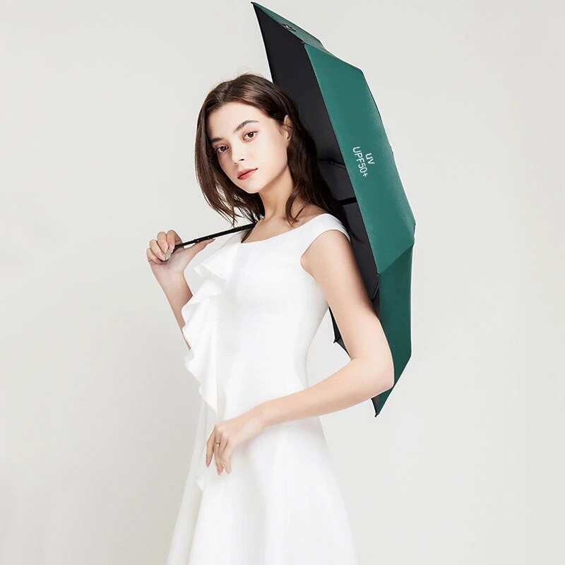 210g super ľahký vreckový skladací dáždnik, dáždnik, darček pre ženy, mužov, cestovný slnečník pre dievčatá, anti-UV, slnečný, 5-násobný, mini dáždnik pre deti, paraguay