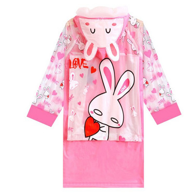 Študentský batoh na opasok Pláštenka pre bábätká Deti kreslený nepremokavý pršiplášť Dievčatá a chlapci Nepremokavé pončo Pláštenka