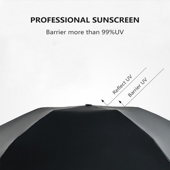 Parachase 111G Ultralight Umbrella Sun Portable Anti UV Travel Πτυσσόμενη ομπρέλα Rain Women Simple Light Parasol 6 Ribs UPF50+
