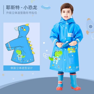 Roztomilý polyesterový detský pršiplášť Vonkajší nepremokavý pršiplášť Detský nepriepustný pončo Chlapci Dievčatá Pršiplášť