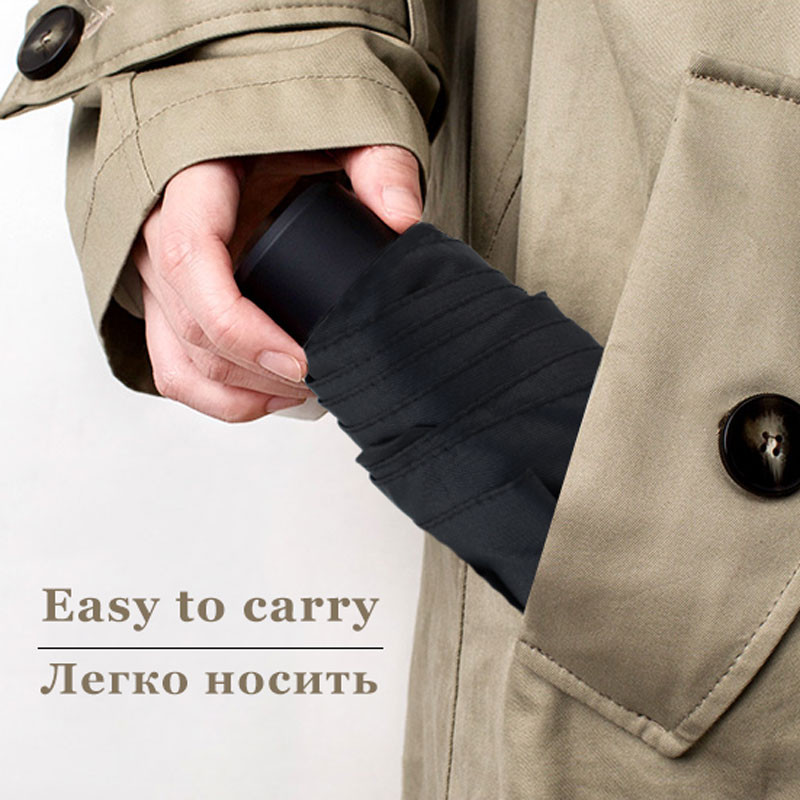 190g super ľahký mini vreckový dáždnik, darček pre ženy, mužov, 5-násobný slnečník, dievčatá, prenosné detské cestovné dáždniky, Paraguas