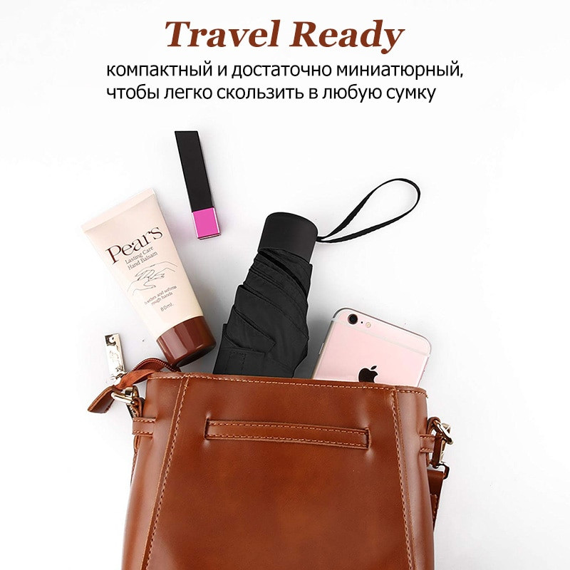 190g super ľahký mini vreckový dáždnik, darček pre ženy, mužov, 5-násobný slnečník, dievčatá, prenosné detské cestovné dáždniky, Paraguas