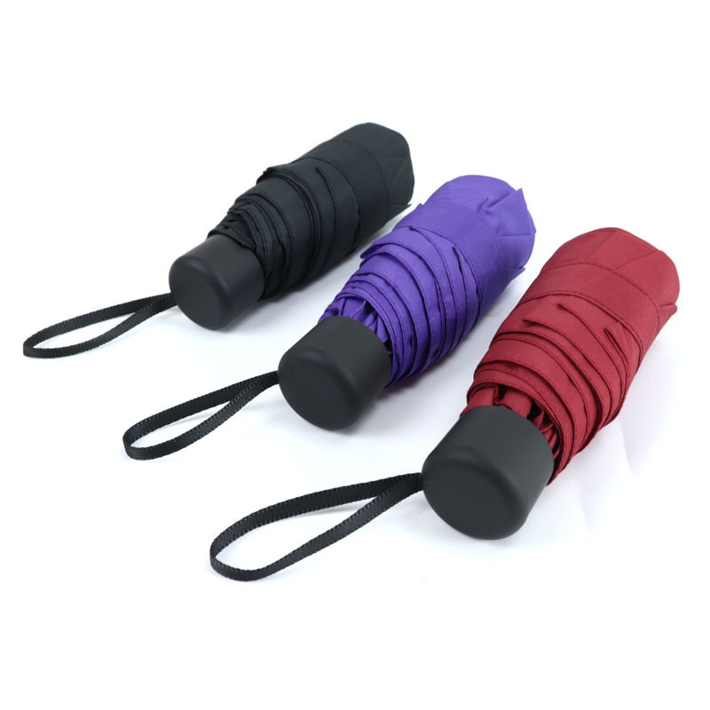 190g super ľahký mini vreckový dáždnik, darček pre ženy, mužov, 5-násobný slnečník, dievčatá, prenosné detské cestovné dáždniky, Paraguas