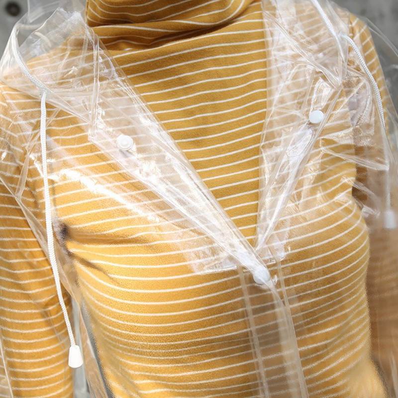 Priehľadný pršiplášť, viacúčelový, dlhý, jednodielny, pre dospelých, pončo, outdoor, cestovanie, lezenie, hory, prenosné pršiplášťové vybavenie, domáci spotrebný materiál