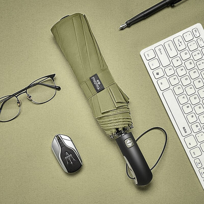 NOVÝ 10K plne automatický dáždnik, veľký vetruodolný, obchodný, trojskladací, darček pre mužov, dáždnik do dažďa, ženy, rodinný, vonkajší, parapluie