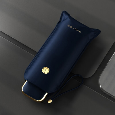 Olycat луксозен мини плосък чадър за дъжд Дамски преносими прозрачни чадъри Слънцезащита UV чадър Чадър за момичета Ветроустойчив външен