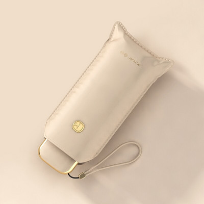 Olycat луксозен мини плосък чадър за дъжд Дамски преносими прозрачни чадъри Слънцезащита UV чадър Чадър за момичета Ветроустойчив външен