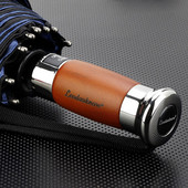 Originálny značkový veľký automatický dáždnik 1,25 metra, obchodný pánsky skladací dáždnik, odolný voči dažďu a vetru, dvojvrstvový golfový dáždnik