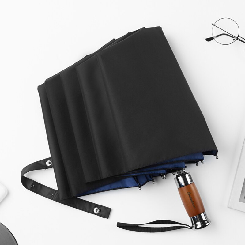 Originálny značkový veľký automatický dáždnik 1,25 metra, obchodný pánsky skladací dáždnik, odolný voči dažďu a vetru, dvojvrstvový golfový dáždnik