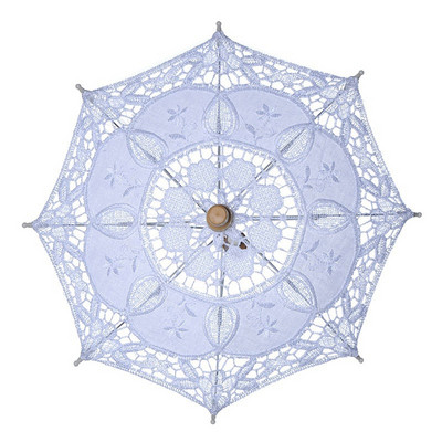 Decoratiune minunata Umbrela Dantela Umbrela Fotografie Mireasa Nunta Brodat Moda Femei