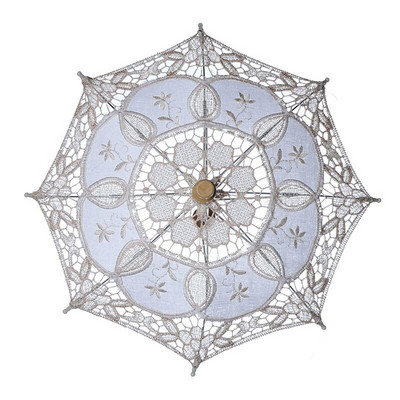 Decoratiune minunata Umbrela Dantela Umbrela Fotografie Mireasa Nunta Brodat Moda Femei