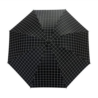 Módny skladací dáždnik pre ženy, slnečník pre mužov a dievčatá, vodotesný, prenosný, osemkostný, kreslený, činčila, cestovné dáždniky