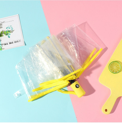 Automatický priehľadný skladací dáždnik Paraguas, dáždnik do dažďa pre ženy a mužov, slnečný dáždnik, automatický dáždnik Paraguas, kompaktný, vetruodolný, priehľadný dáždnik