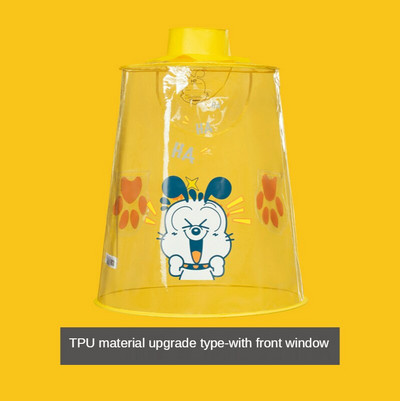 Detský pršiplášť Babudou, 360-stupňová ochrana, ochrana pre materské školy, kreslený film, jednodielny pršiplášť z nového materiálu EVA