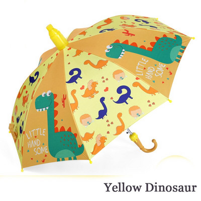 2021 Horúci detský dvojvrstvový dáždnik s kreslenými zvieratkami a opaľovacím krémom, dlhý dáždnik pre chlapcov a dievčatá, rukoväť, doprava zdarma