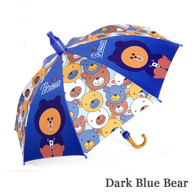 2021 Horúci detský dvojvrstvový dáždnik s kreslenými zvieratkami a opaľovacím krémom, dlhý dáždnik pre chlapcov a dievčatá, rukoväť, doprava zdarma