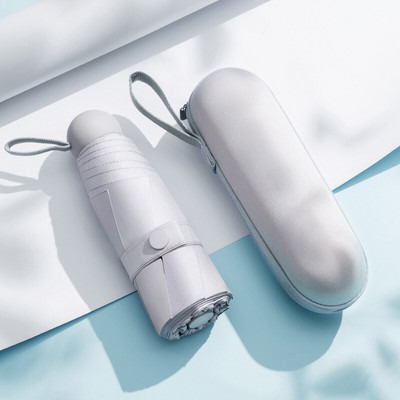 Päikesevari väga väike mini vihmavari Vinüül vihmavari tasku päikesevari päikesekaitse ja ultraviolettkiirguse kaitse laste vihmavari