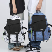 Muški ležerni ruksak s logotipom i plastičnim zatvaračem