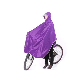 Rain Poncho Bike Hooded Cape Raincoat Withraincover Ponchos Hoods Adults Hood Cloak Αδιάβροχο ποδηλατικό σκούτερ ιππασίας