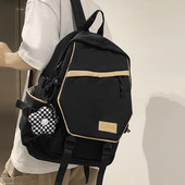 Ležerni muški ruksak s logotipom i bočnim džepovima