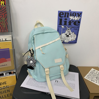 Ležerni muški ruksak s logotipom i bočnim džepovima