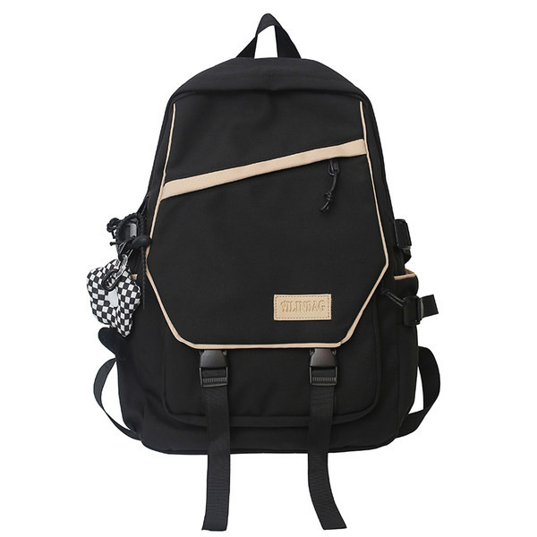 Ležerni muški ruksak s logotipom i bočnim džepovima