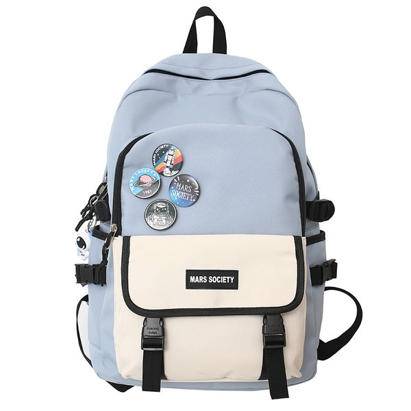 Muški ruksak s natpisom i 3D elementom