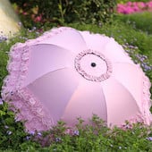 Čipkasti kišobran Božićni suncobran ženski suncobran ultra lagani sklopivi UV con proteccion solar sombrilla