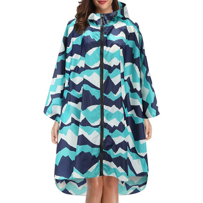 Dlhý pršiplášť pre ženy, nepremokavý, vetruodolný, s kapucňou, ľahký, turistický, pánsky pršiplášť, pončá, potlačená bunda, plášť, Chubasqueros Mujer