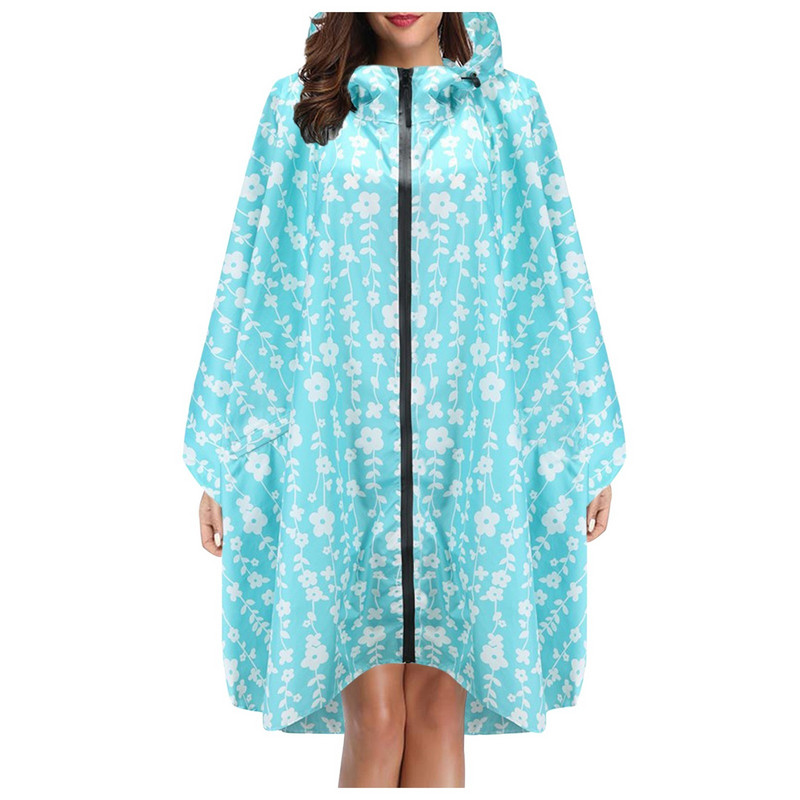 Dlhý pršiplášť pre ženy, nepremokavý, vetruodolný, s kapucňou, ľahký, turistický, pánsky pršiplášť, pončá, potlačená bunda, plášť, Chubasqueros Mujer