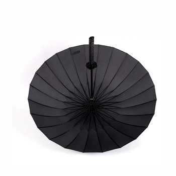 Дропшипинг Самурайски меч чадър Японски нинджа подобни на слънчев дъжд Прави чадъри Дълга дръжка Голям ветроустойчив