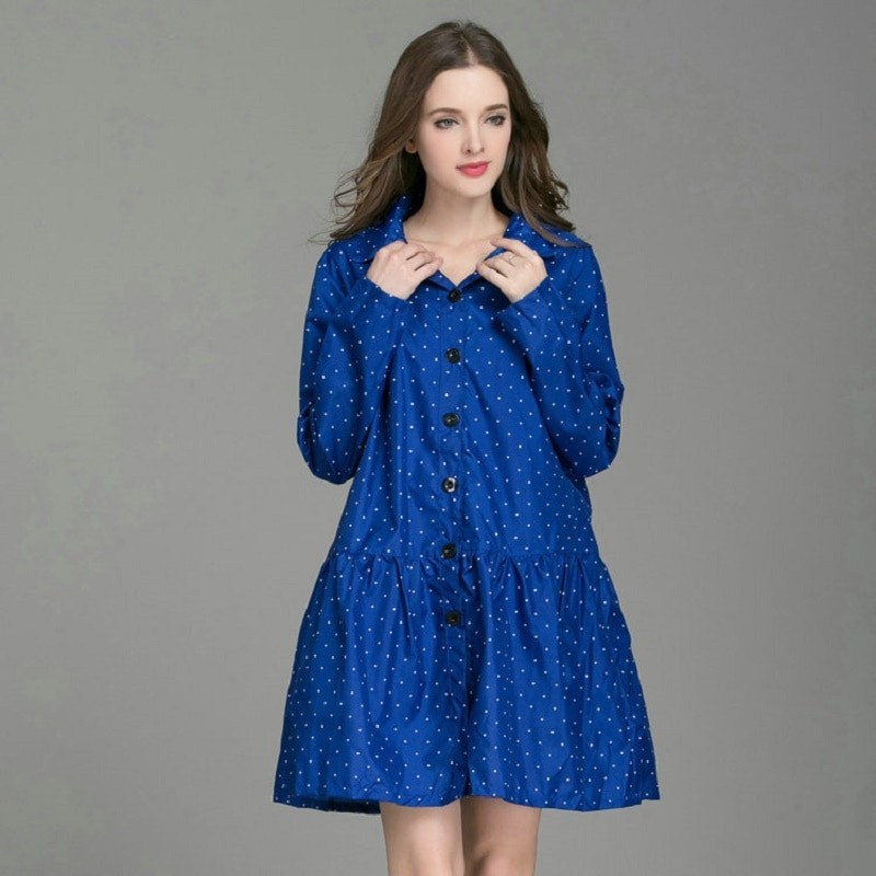 Nová módna ľahká dámska pláštenka s klobúkom Lady's Dress Style pláštenka, nepremokavá pršiplášťová bunda